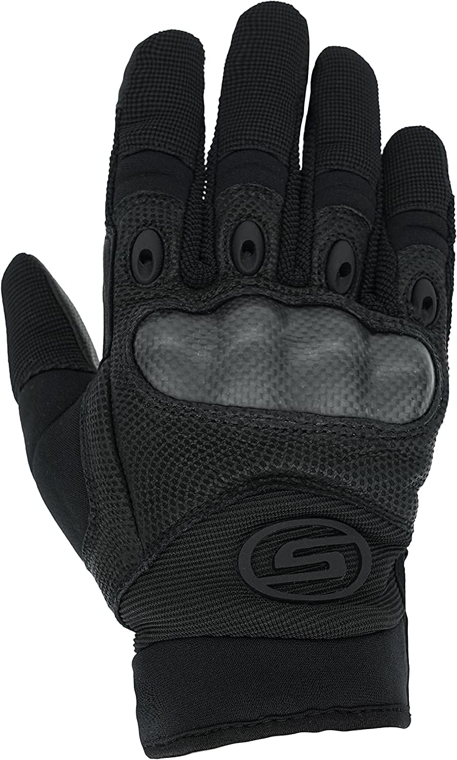 Seibertron Carbon Fiber Hard Knuckle Sheepskin Palm Motorcycle Gloves - SeibertronAutomotive Parts and Accessories522010206260