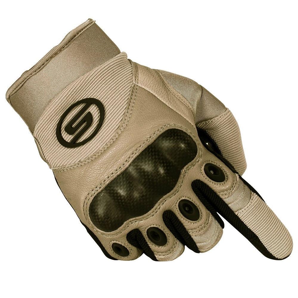 Seibertron Carbon Fiber Hard Knuckle Sheepskin Palm Motorcycle Gloves - SeibertronAutomotive Parts and Accessories522010206239