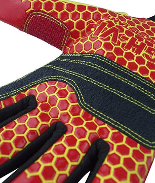 Seibertron HIGH - VIS HRC5 Rigger Excellent Grip Cut5 Handyman/Boxer Work Gloves Abrasion Resistant Oil & Gas Drilling Safety Impact Protection Gloves CE EN388 4542 - SeibertronTools