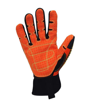 Seibertron HIGH - VIS SDX2 Resistant Reducing Anti - Impact Mechanics Heavy Duty Safety Rescue Gloves CE EN388 4232 with 1 Black Glove Clip - SeibertronTools