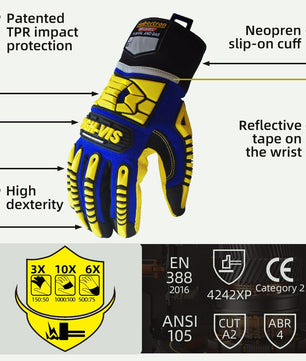 Seibertron HIGH - VIS SDXW Cold Weather Condition Oil and Gas Waterproof Safety Working Gloves - SeibertronHome Improvement