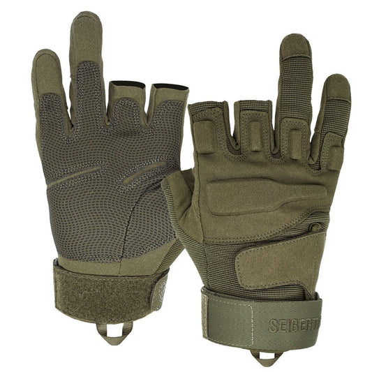 Seibertron Men Or Women XXS to XXL Fingerless/Half Finger Sports Outdoor Tactical Gloves - Seibertron