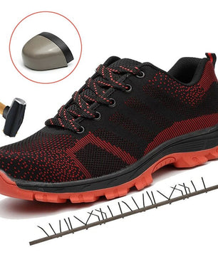 Seibertron Men's Steel Toe Cap Puncture Proof Shoes Safety Shoes - Seibertron