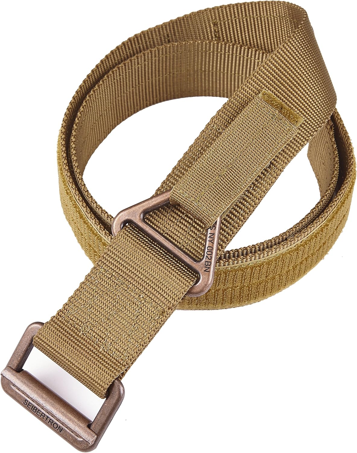 Seibertron Men's Utility TDU 1.75 Inch Nylon Tactical CQB/Rigger's Military Combat Duty Belt Metal Buckle - SeibertronSports602201112508