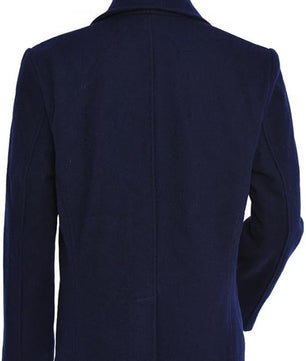 Seibertron Men's Woolen Coat US Navy Type 80% Wool USN Pea Coat - SeibertronApparel522010207311
