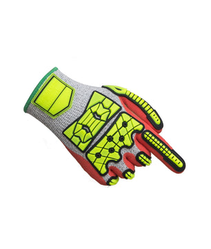 Seibertron S - Flexible 04 HPPE Oilfield Impact Cut 5 Sandy Nitirle Hand Coated Mechanical Gloves - Seibertron
