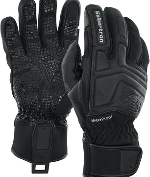 Seibertron S.C.W.G 2.0 Waterproof Winter - 4℉ Cold Proof Touchscreen Anti Slip Palm Impact Gloves for Cycling Motorcycle - Seibertron