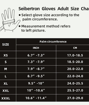 Seibertron SDXB Waterproof Anti - Slip Gloves with TPR Impact Protection, Hipora Waterproof Insert & Reflective Tape for Oil & Gas, Heavy Duty Work - Seibertron