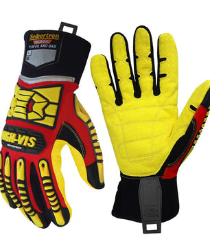 Seibertron SDXB Waterproof Anti - Slip Gloves with TPR Impact Protection, Hipora Waterproof Insert & Reflective Tape for Oil & Gas, Heavy Duty Work - Seibertron