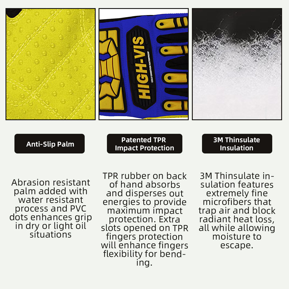 seibertron-gallery:sdxw-safety-gloves-20260715 | product:sdxw | color:Blue Yellow | slot:6 | Seibertron HIGH-VIS SDXW safety gloves best use application image