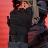 color:Black | batch:solag-t-complete-20260716 | role:detail-5 | Seibertron S.O.L.A.G-T three fingerless tactical gloves black detail 5