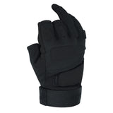 color:Black | batch:solag-t-complete-20260716 | role:detail-8 | Seibertron S.O.L.A.G-T three fingerless tactical gloves black detail 8