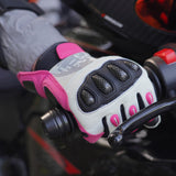 color:Pink | batch:sps4-scenes-20260716 | role:scene-03 | Seibertron SPS-4 winter rainproof motorcycle gloves pink riding scene 03