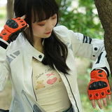 seibertron-gallery:sps7h-scene-color-groups-20260721 | product:8847662776510 | color:Fluorescent Orange | slot:4 | Seibertron SPS-7H Fluorescent Orange half-finger motorcycle gloves scene image 4