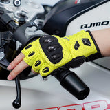 seibertron-gallery:sps7h-scene-color-groups-20260721 | product:8847662776510 | color:Fluorescent Yellow | slot:2 | Seibertron SPS-7H Fluorescent Yellow half-finger motorcycle gloves scene image 2