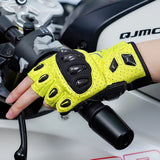 seibertron-gallery:sps7h-scene-color-groups-20260721 | product:8847662776510 | color:Fluorescent Yellow | slot:5 | Seibertron SPS-7H Fluorescent Yellow half-finger motorcycle gloves scene image 5