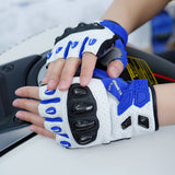 seibertron-gallery:sps7h-scene-color-groups-20260721 | product:8847662776510 | color:Klein Blue | slot:3 | Seibertron SPS-7H Klein Blue half-finger motorcycle gloves scene image 3