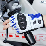 seibertron-gallery:sps7h-scene-color-groups-20260721 | product:8847662776510 | color:Klein Blue | slot:5 | Seibertron SPS-7H Klein Blue half-finger motorcycle gloves scene image 5