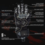 Color:Black | Seibertron SPS-7L Black palm grip and protection features