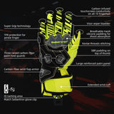 Color:Fluorescent Yellow | Seibertron SPS-7L Fluorescent Yellow palm grip and protection features