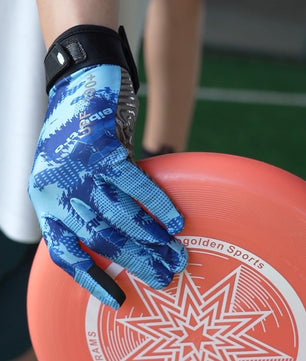 Seibertron S.P.S.G - 5 Ultimate Disc Golf Gloves Super Grip and Disc Gloves Sun Protection Breathable Touchscreen Sport Frisbee Glove with Glove Clip - SeibertronSports