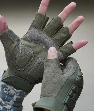 Seibertron T.H.F.I.G 2.0 Men's Tactical Gloves Flexible Rubber Knuckle Protective for Hunting Hiking Airsoft Paintball Motorcycle Motorbike Riding Outdoor Gloves - Seibertron