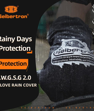 Seibertron Waterproof Windproof Motorcycle Glove Rain Cover - Seibertron