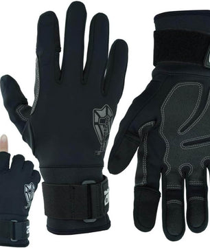 Seibertron W.G.F.G 2.0 Water Resistant Winter Fishing Gloves with Magnetic Finger Flap and Touch Screen for Men and Women – Ideal as Ice Fishing, Photography or Hunting Gloves - Seibertron