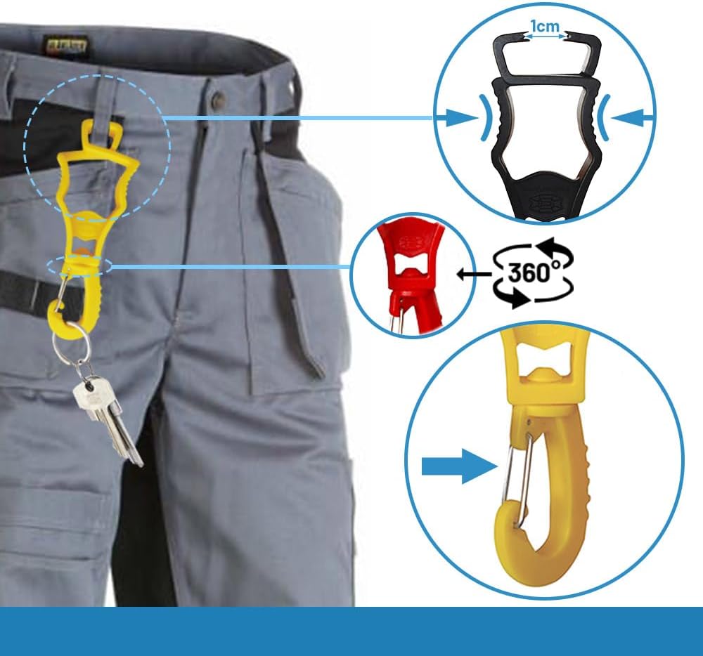 Seibertron Work Gloves Grabber Clip: Attach to Pants for Easy Access - SeibertronTools