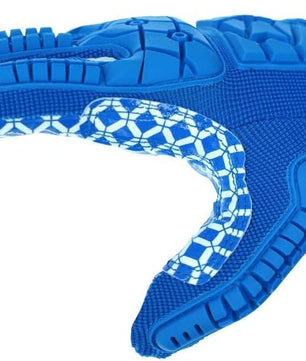Seibertron Youth Full Finger Lineman 2.0 Padded Palm Football Receiver Gloves, Flexible TPR Impact Protection Back of Hand Glove - Seibertron