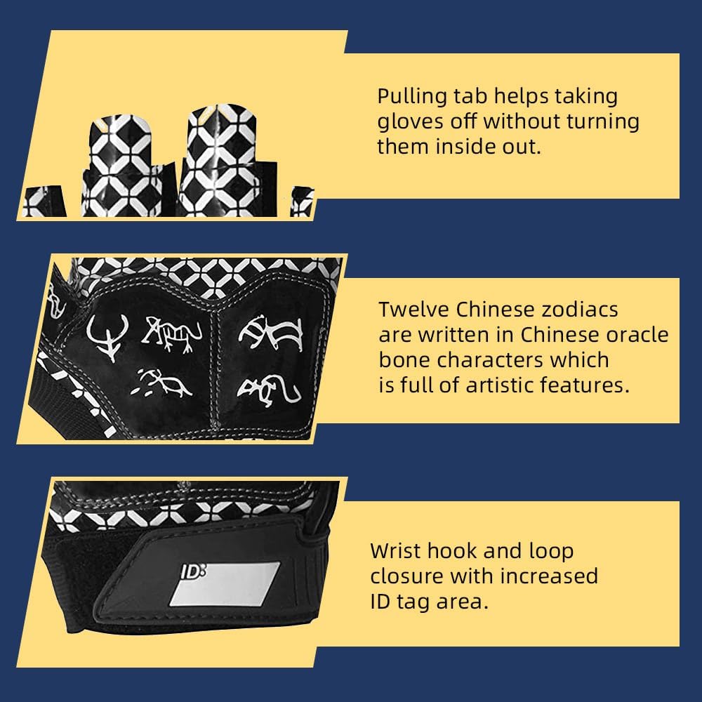 lineman half finger football gloves