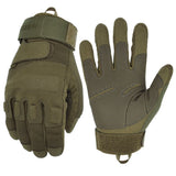 color:Army Green | Seibertron S.O.L.A.G Tactical Full Finger Gloves water resistant touchscreen tactical full finger gloves image 09