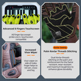 color:Brown | Seibertron SPS2 Plus summer motorcycle gloves with carbon fiber knuckle protection image 40