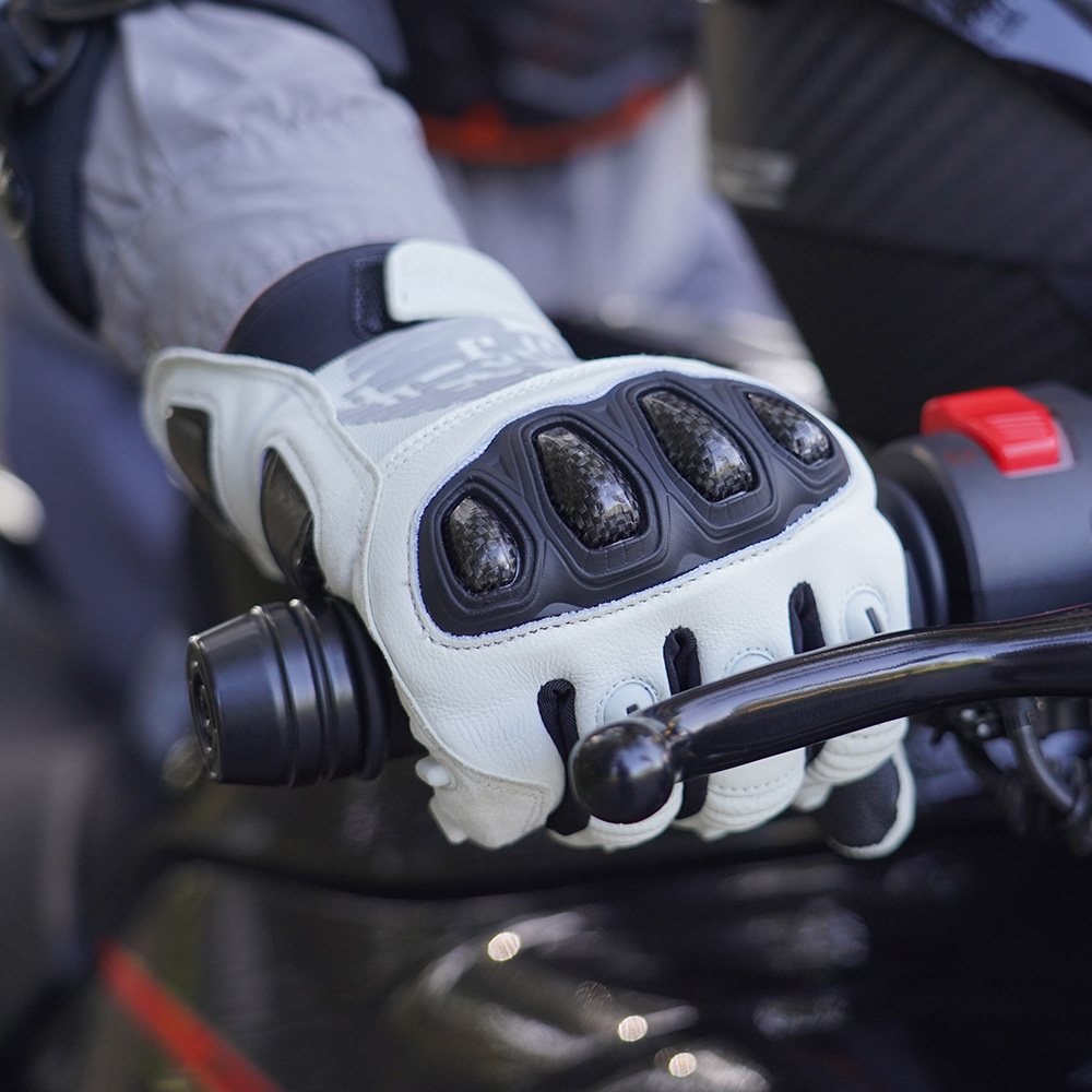 color:White | Seibertron SPS-4 winter cold weather rainproof motorcycle gloves image 09