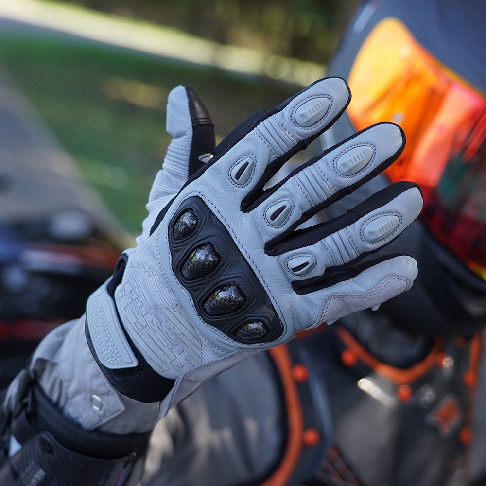 color:Grey | Seibertron SPS-4 winter cold weather rainproof motorcycle gloves image 15