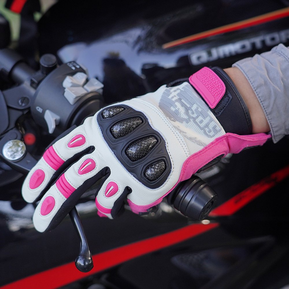 color:Pink | Seibertron SPS-4 winter cold weather rainproof motorcycle gloves image 17