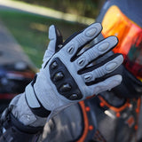 color:Grey | Seibertron SPS-4 winter waterproof warm motorcycle gloves image 15