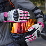 color:Pink | Seibertron SPS-4 winter waterproof warm motorcycle gloves image 20