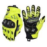 Seibertron SPS-7W waterproof motorcycle gloves in Fluorescent Yellow