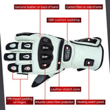 color:White | Seibertron Rechargeable Heated Gloves waterproof windproof heated gloves for winter outdoor use image 08