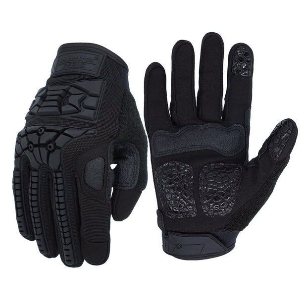color:Black | Seibertron T.F.F.I.G 2.0 full finger tactical gloves image 01