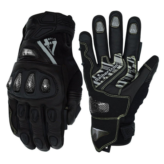 Water resistant riding gloves for light rain protection