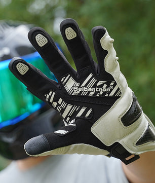 Waterproof biker gloves for professional riding markets
