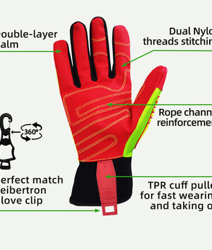 Waterproof insulated gloves for winter work