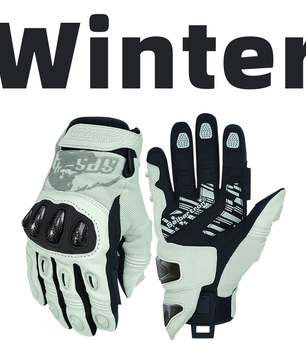 Waterproof motorcycle gloves for rain and winter riding