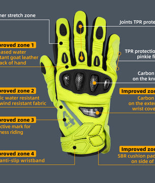 Winter motorcycle gloves for wholesale distribution