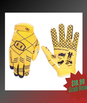 Large size youth football gloves for older youth players