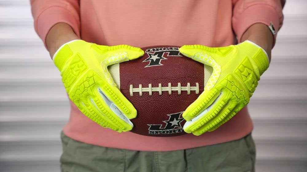 Youth football lineman gloves with added protection