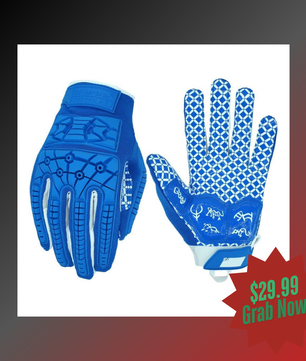 Youth lineman gloves for football practice and games