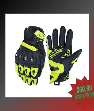 Youth motorcycle gloves for young riders